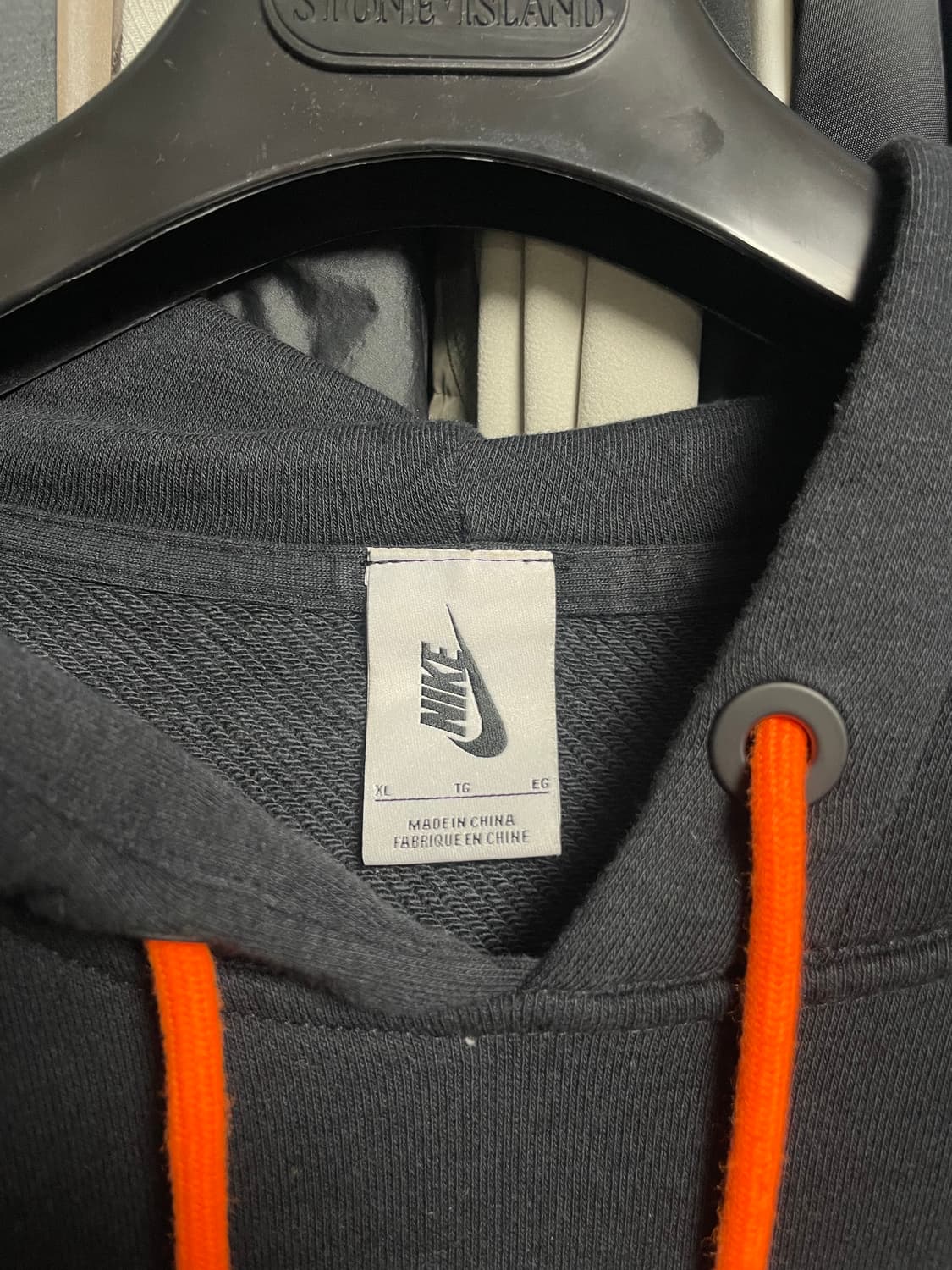 [xl] 나이키 x 오프화이트 블랙 후드티 상품이미지2