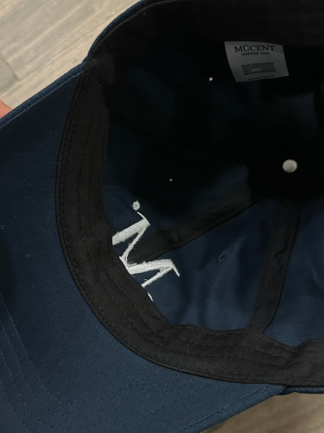 무센트 네이비 볼캡 상품이미지3