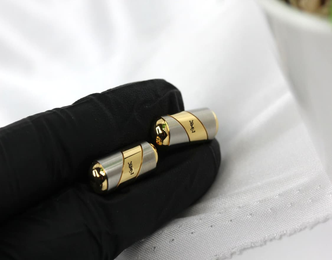 입생로랑 A등급 남자 명품 커프스 빈티지 상품이미지4