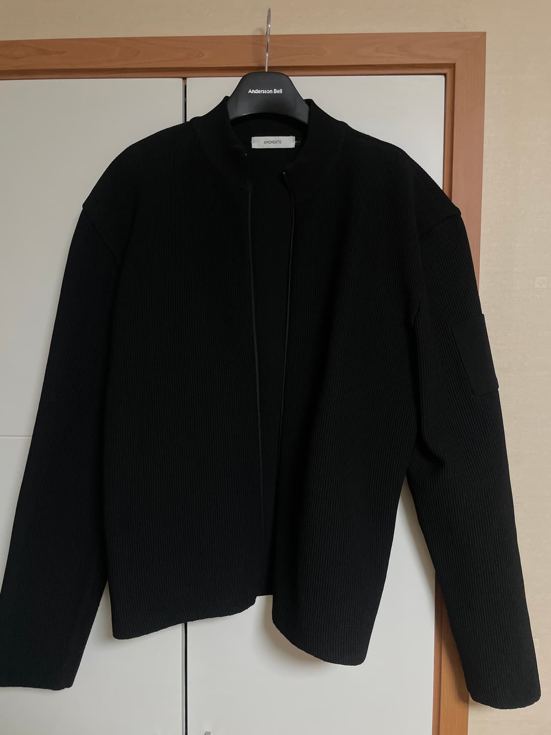 아모멘토 모크 넥 집업 가디건 L사이즈 상품이미지3