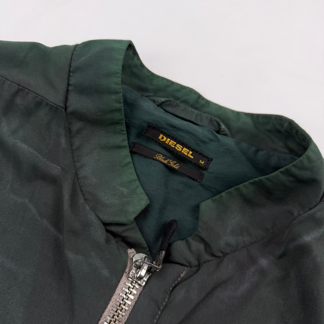 디젤 블랙골드 나일론 워싱 블루종 자켓 상품이미지5