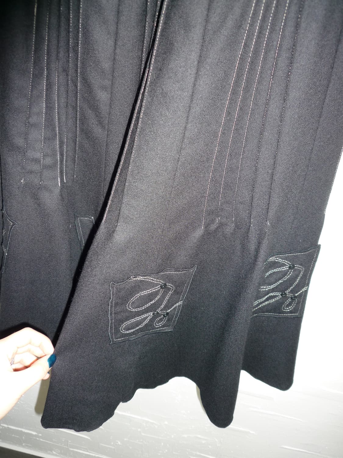 Black vintage skirt 상품이미지6