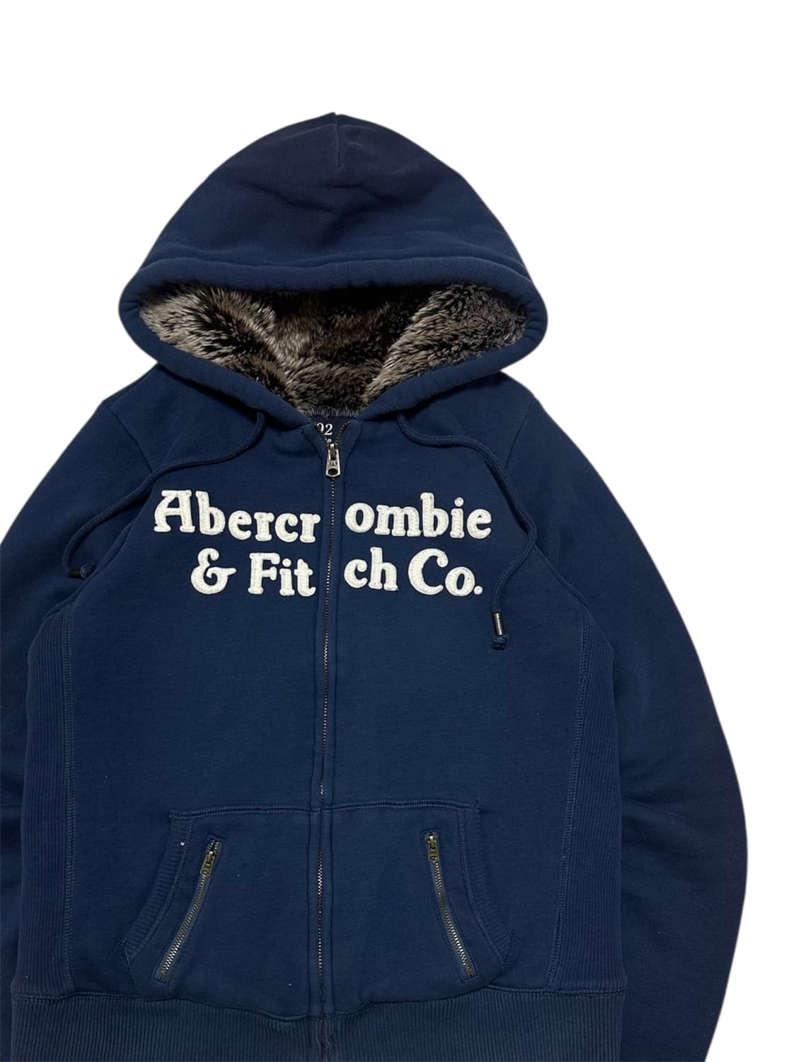 아베크롬비 울프죠 네이비 후드집업 상품이미지2