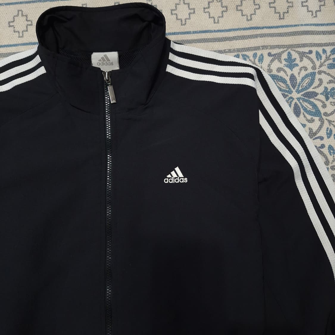 아디다스 00s 블랙 화이트 삼선 다슬러 우븐 래글런 올드스쿨 바람막이 상품이미지5