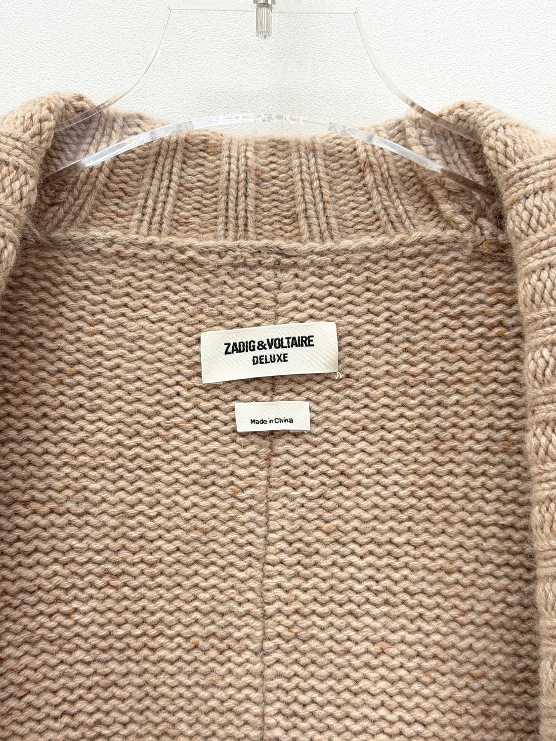 쟈딕앤볼테르 타냐 트위드 핑거홀 캐시미어 가디건 상품이미지4