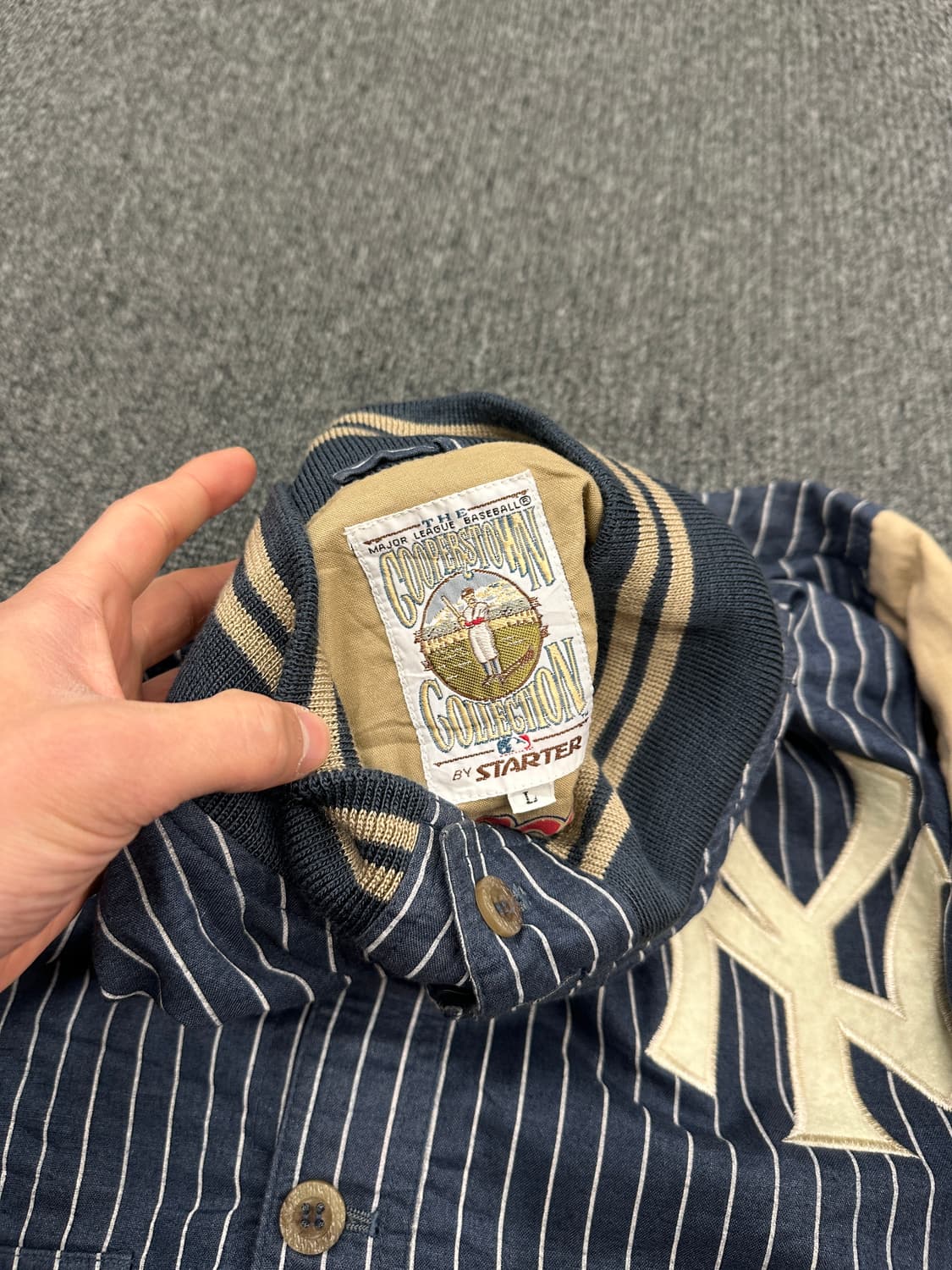 L) 스타터 뉴욕 양키스 베이스볼 자켓 상품이미지6