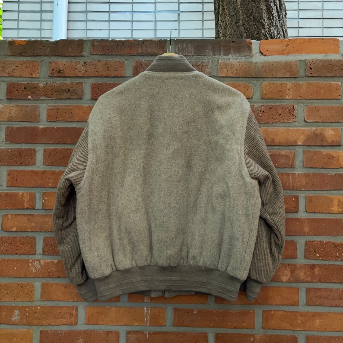 River Son 울 니트 슬리브 보머 자켓 상품이미지7