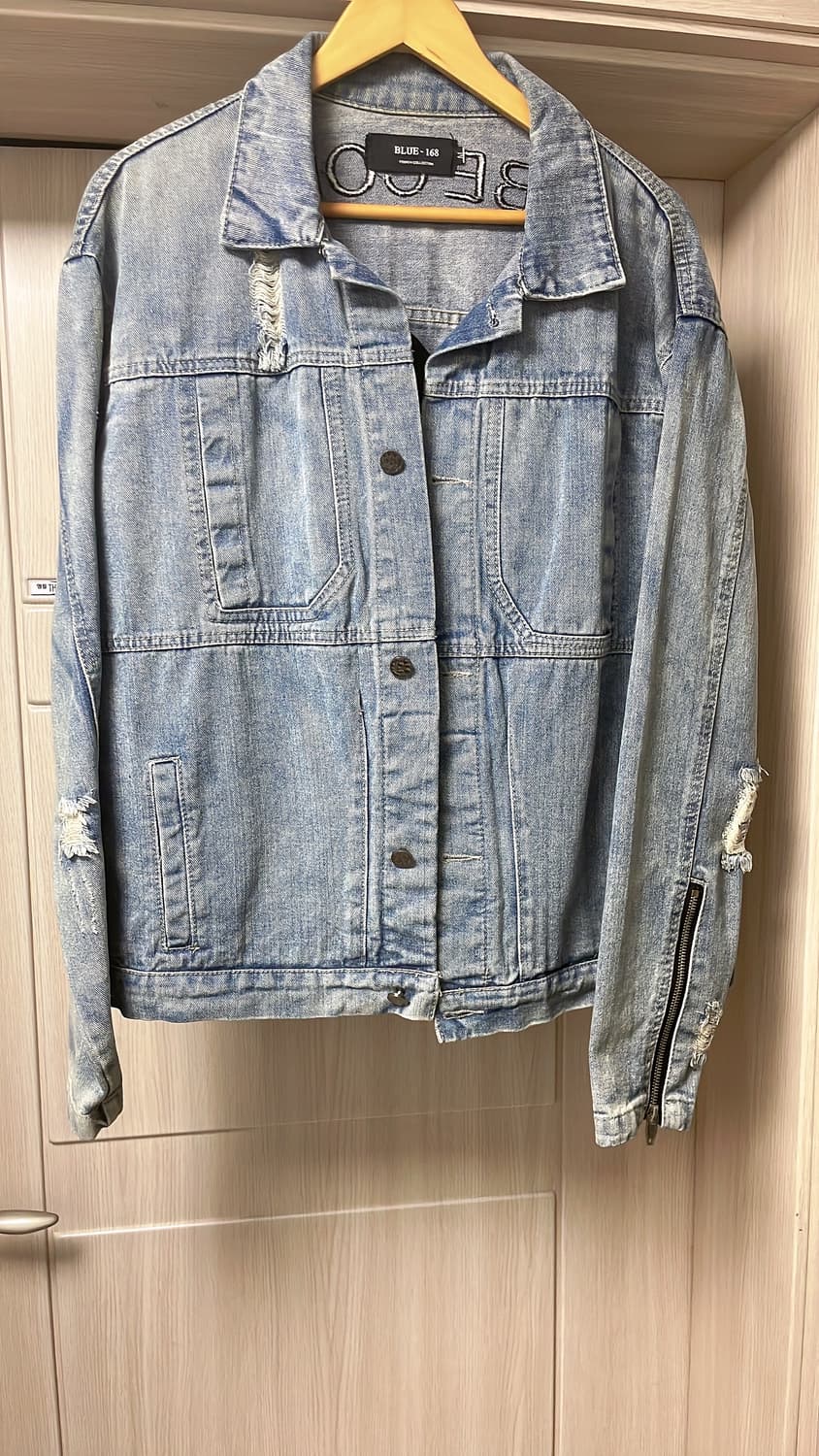 보세 오버사이즈 남자 청자켓 상품이미지1