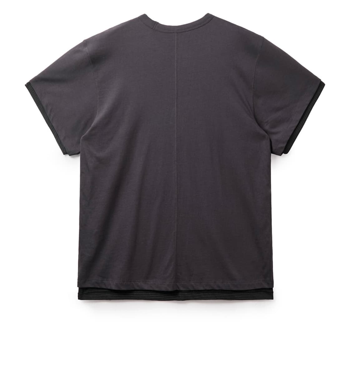 two face tee 1/2 purple charoal 상품이미지3