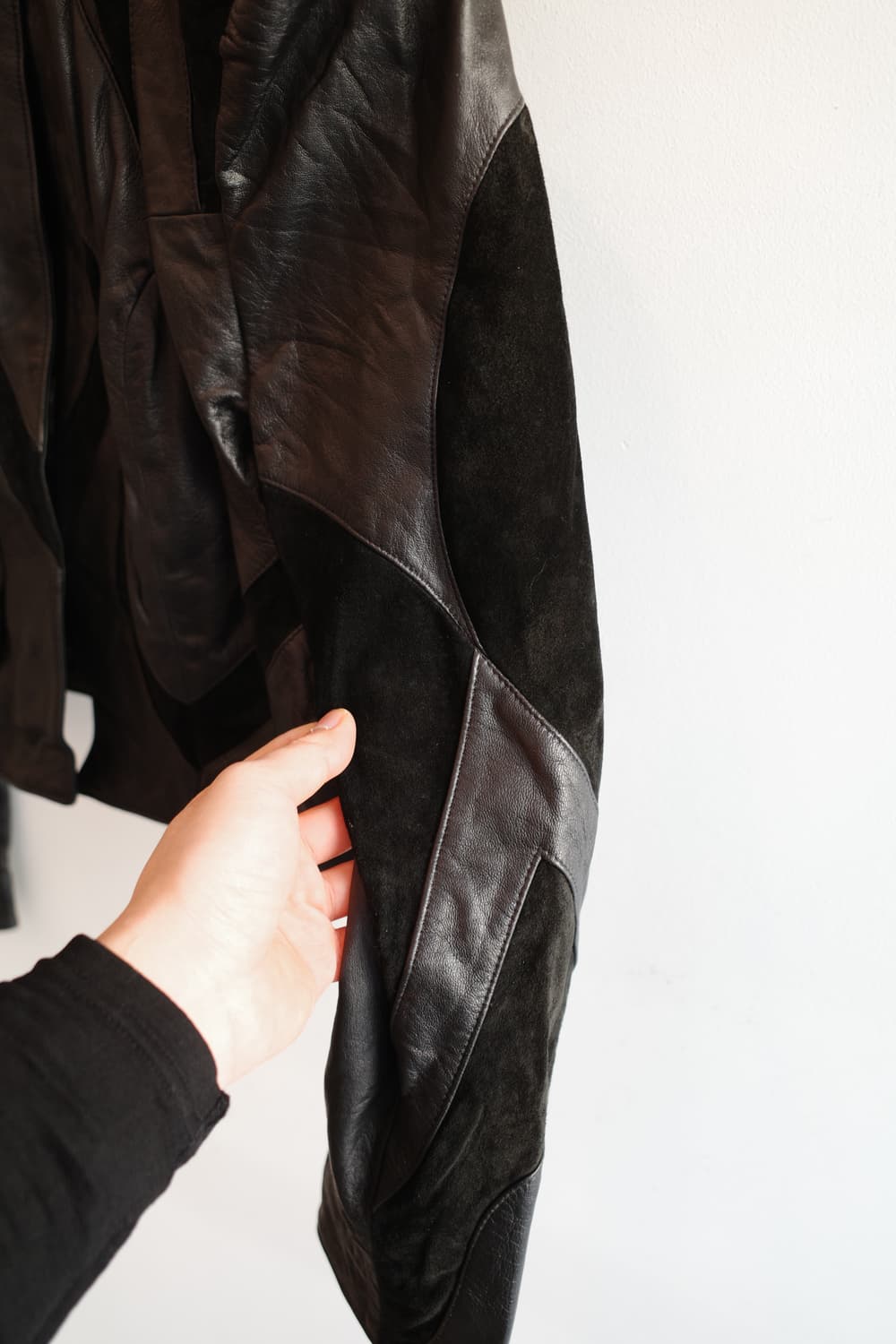 NINA RICCI 니나리치 빈티지 크롭 레더자켓 상품이미지5