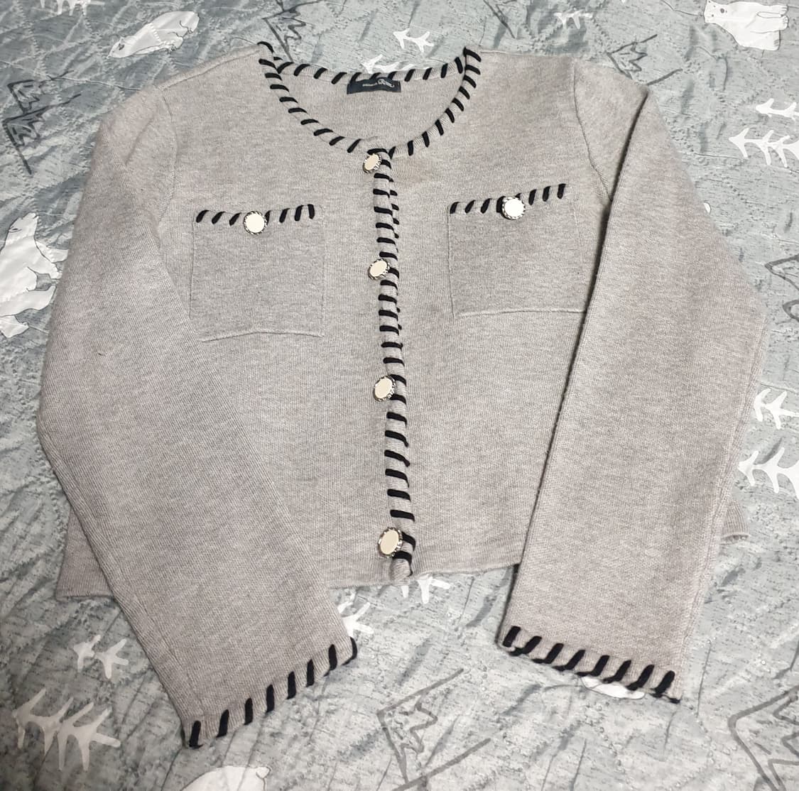 C.LINE 스판 코튼 카고 파라슈트 팬츠 그레이 (M) 상품이미지1