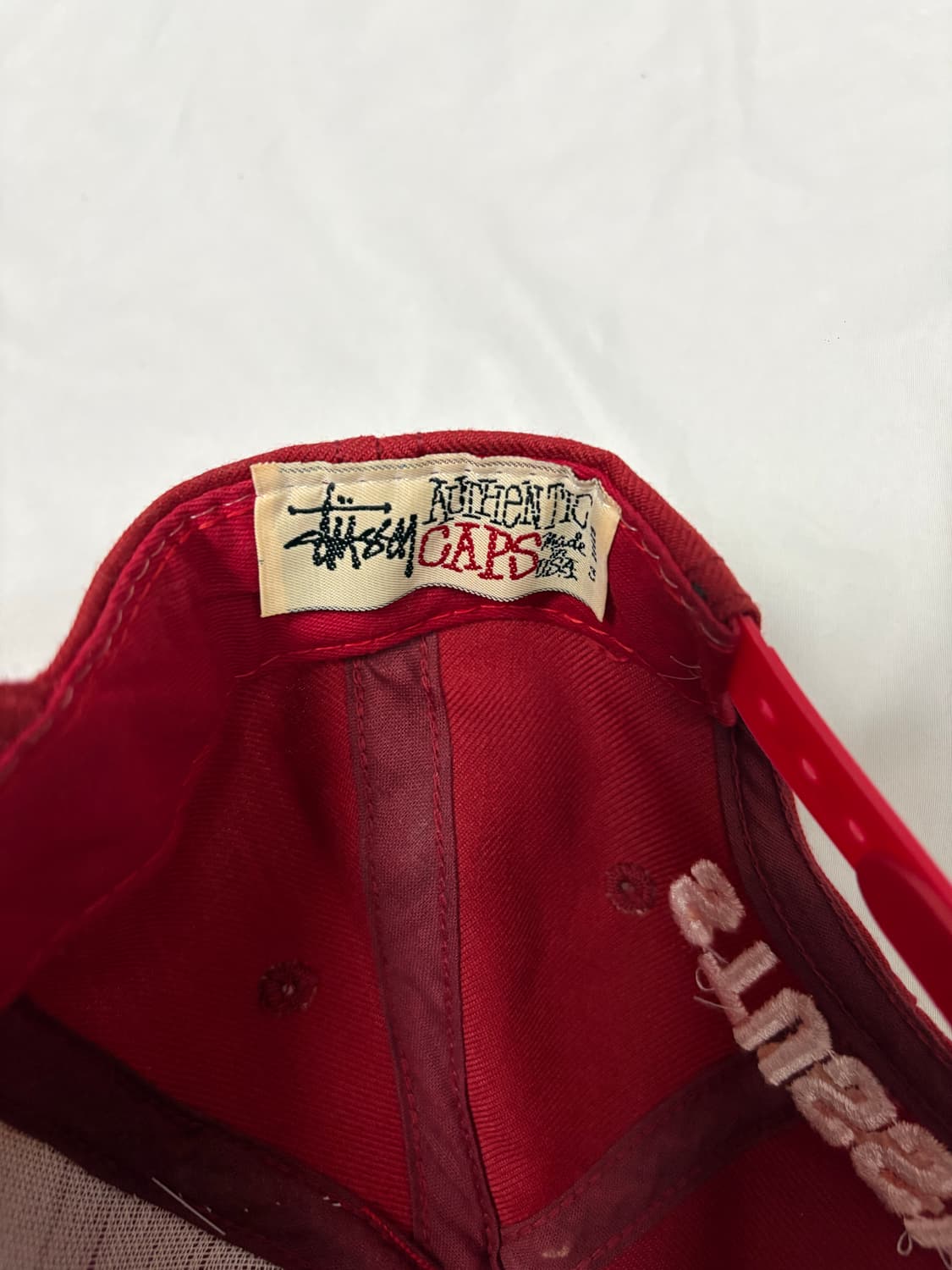 90s stussy cap made in usa 상품이미지5