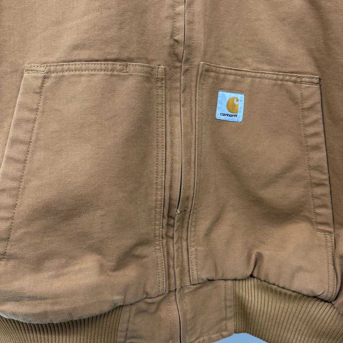 칼하트 액티브 브라운 후드 집업 자켓 남XL 상품이미지4