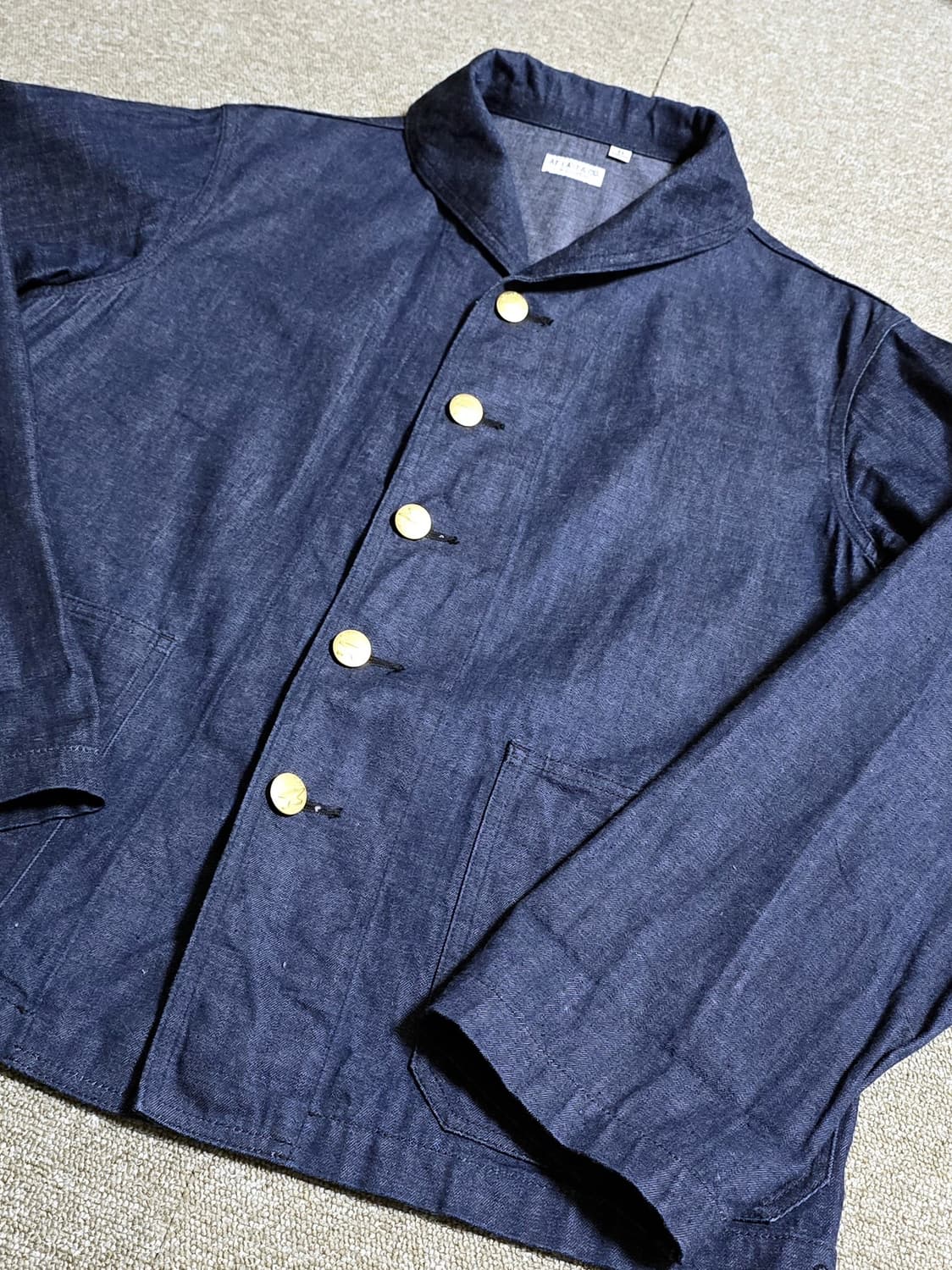 타임원클로딩 엣라스트 엣라코 데님 초기 세일러 커버올자켓44 부처프로덕츠 상품이미지3