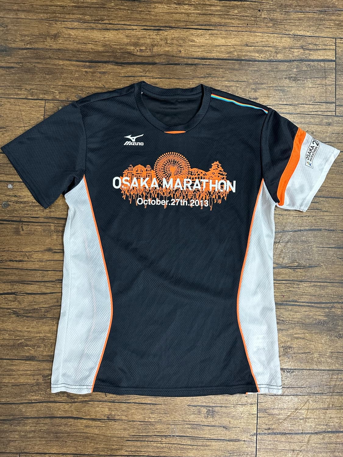 미즈노 MIZUNO 일본판 2013 오사카 마라톤 기능성 반팔 티셔츠 M 상품이미지1