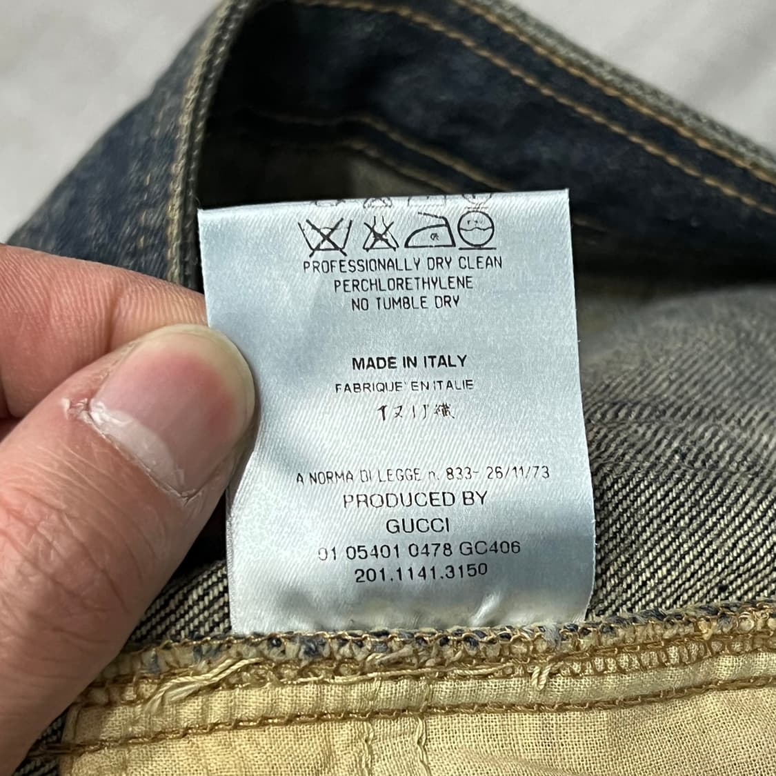  구찌 백자수 데님 팬츠 y15471 상품이미지7