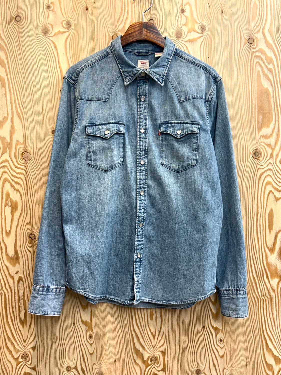 리바이스 웨스턴 데님셔츠 상품이미지1