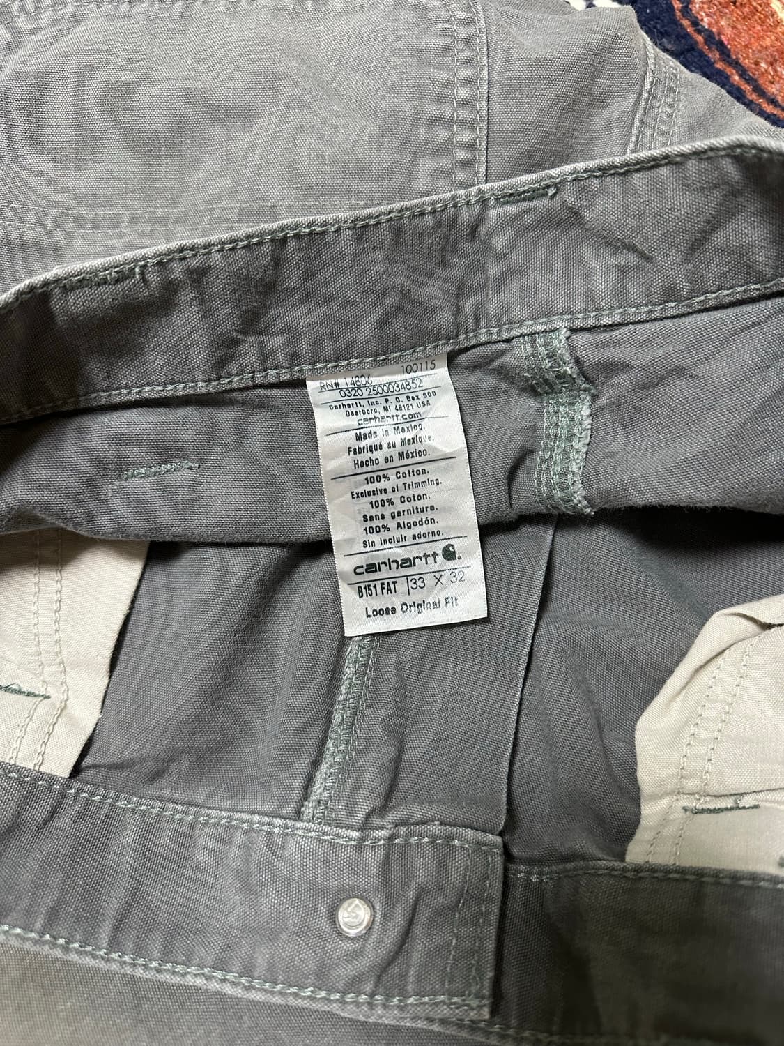 [칼하트] Carhartt Carpenter Pants B151-FAT 상품이미지5