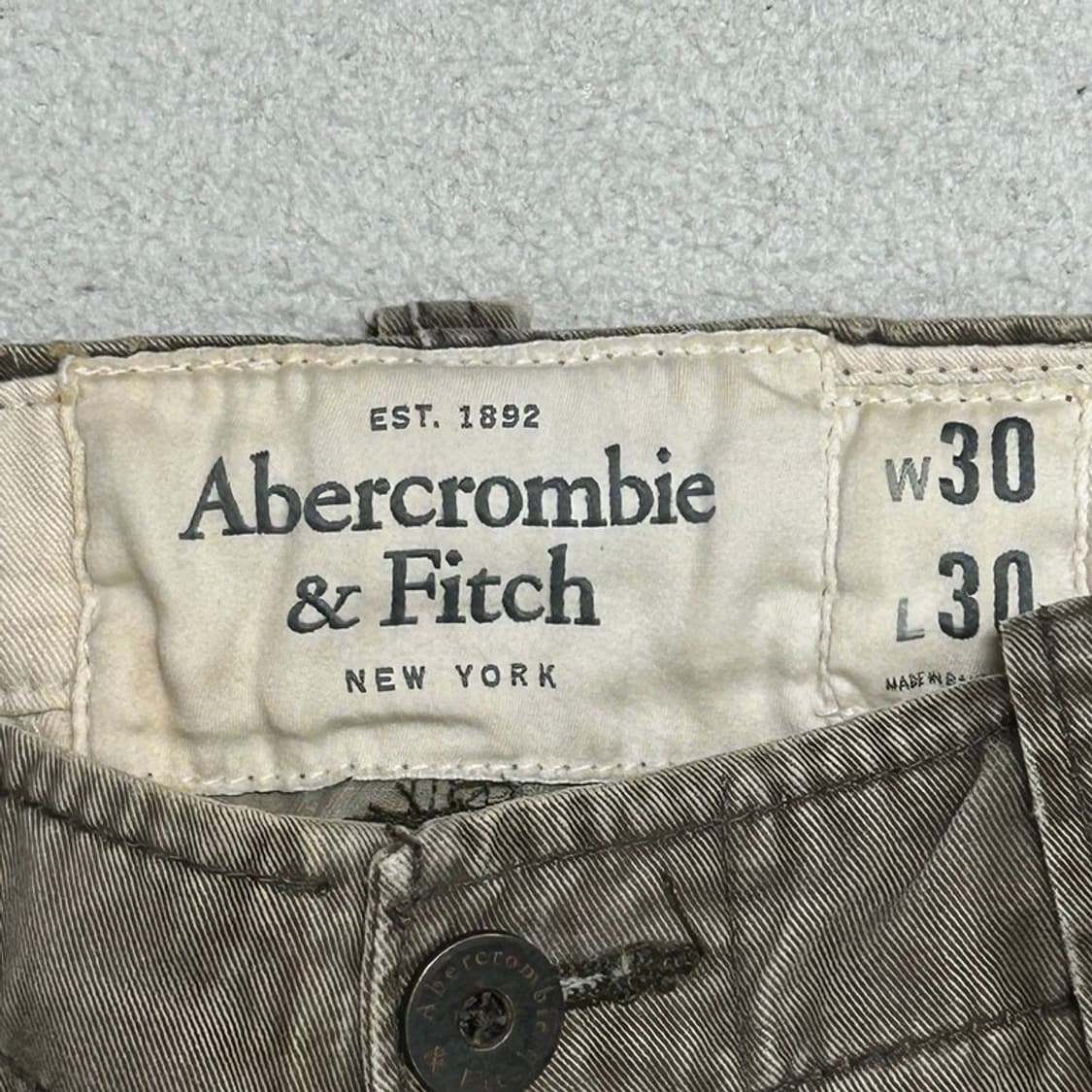 아베크롬비&피츠 빈티지 스타일 카고 팬츠 W30 L30 상품이미지5
