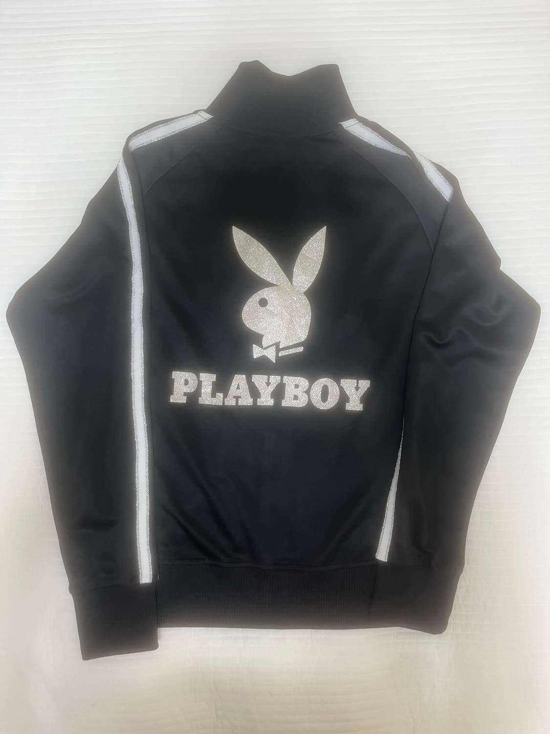 플레이보이 실버 글리터 프린팅 져지 상품이미지4