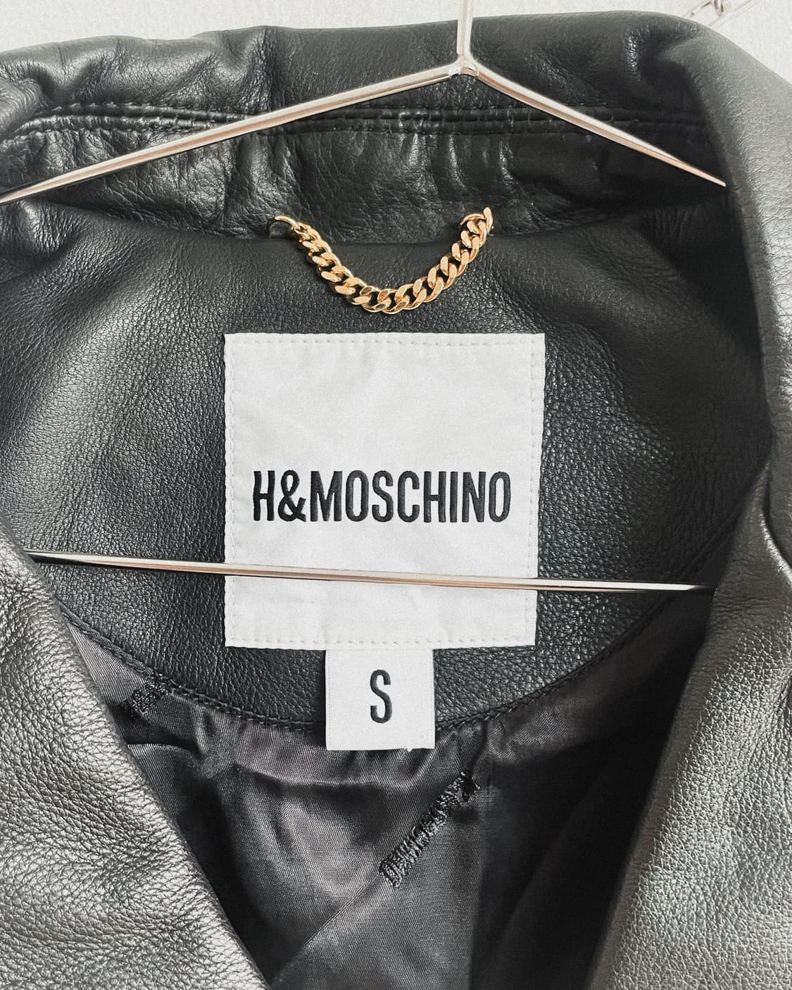 moschino x h&m 크롭컷 라이더 자켓 상품이미지8