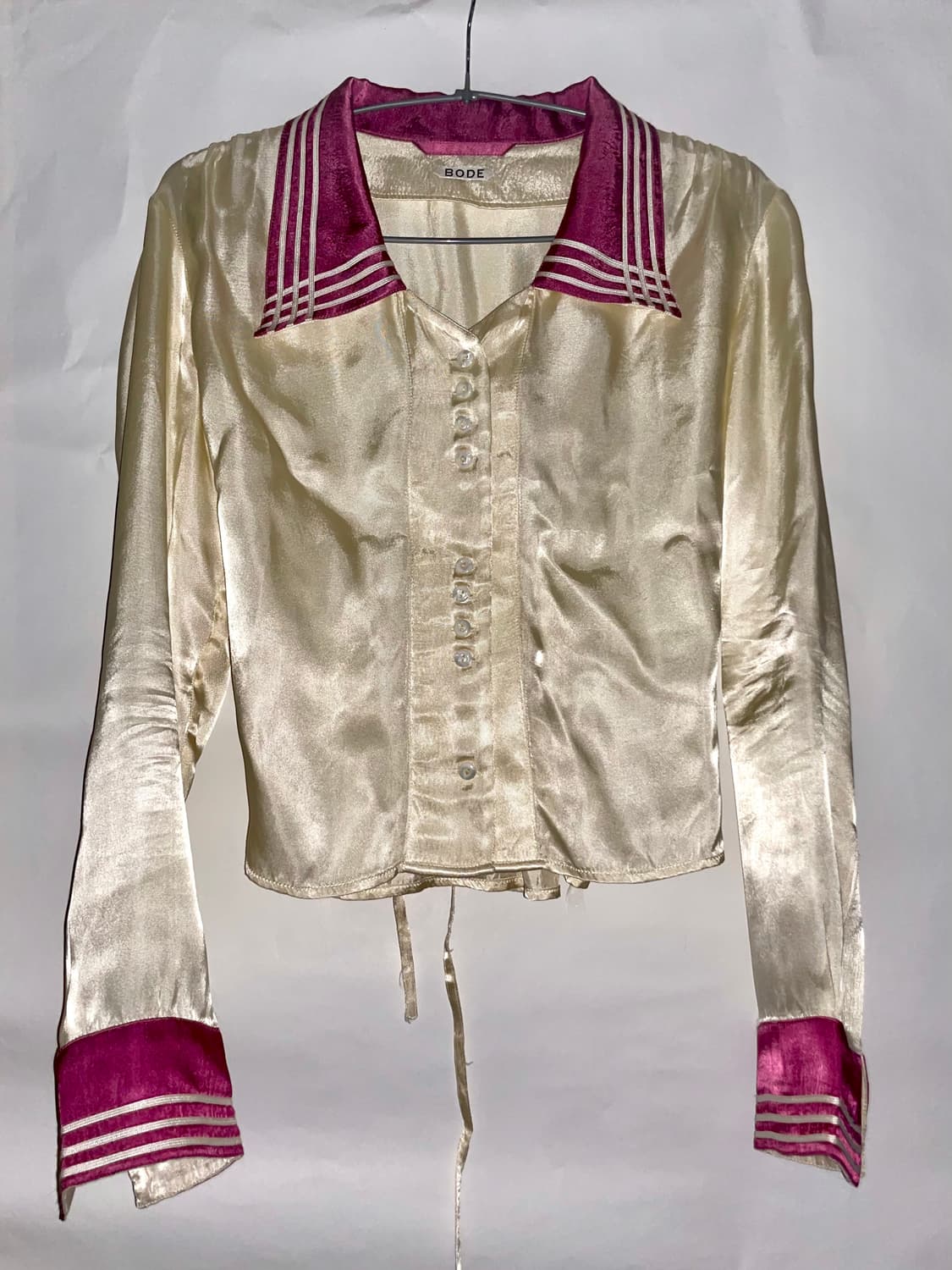 BODE 세인트 크로스해치 셔츠 상품이미지1