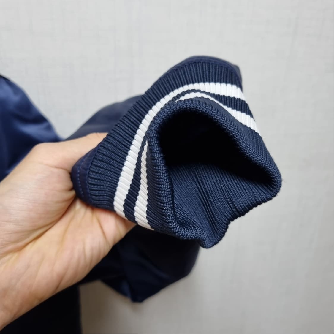 더블탭스 X 마제스틱 콜라보 디트로이트 바시티 벤치 자켓 상품이미지4