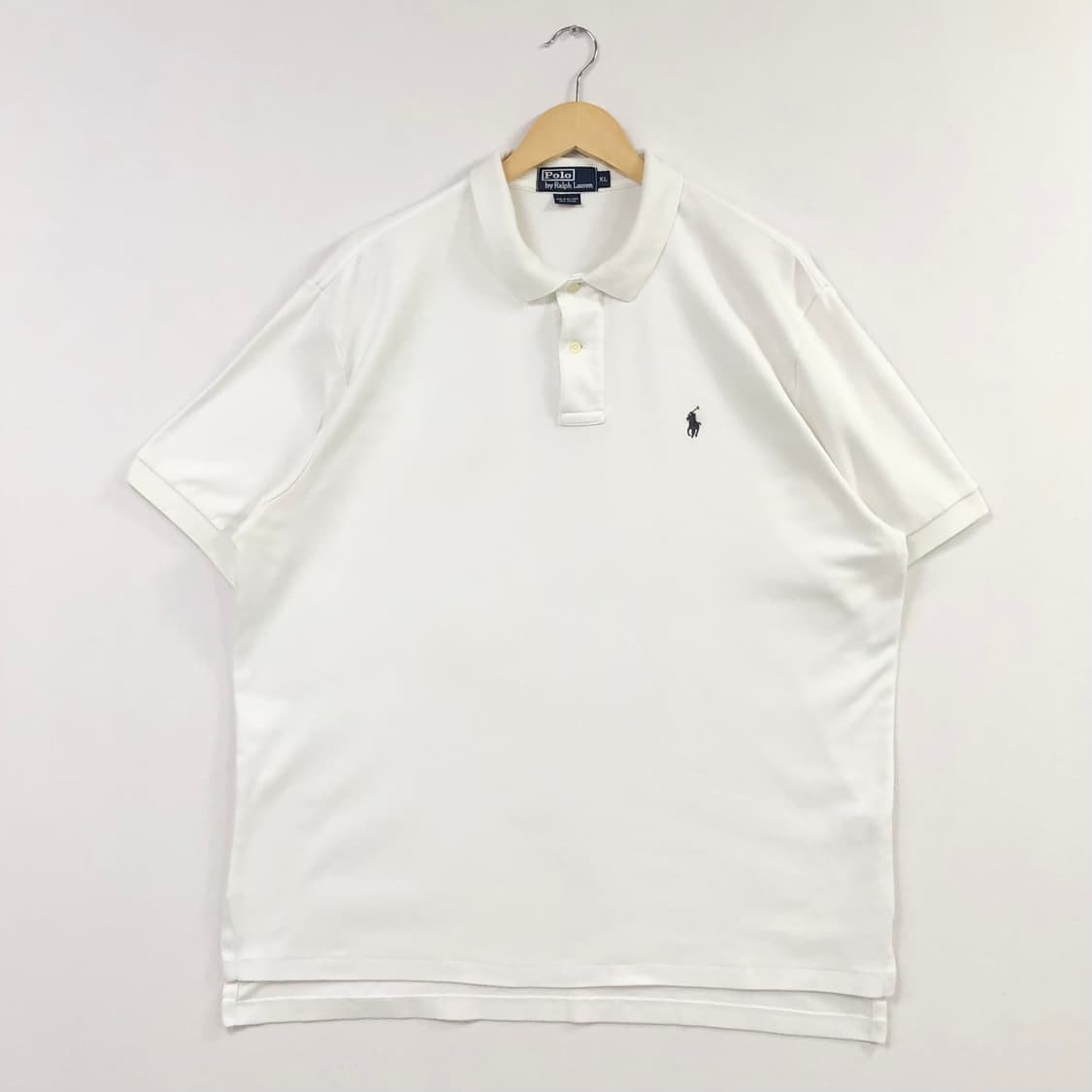 Xxl 폴로 소프트코튼 화이트 카라티 상품이미지2