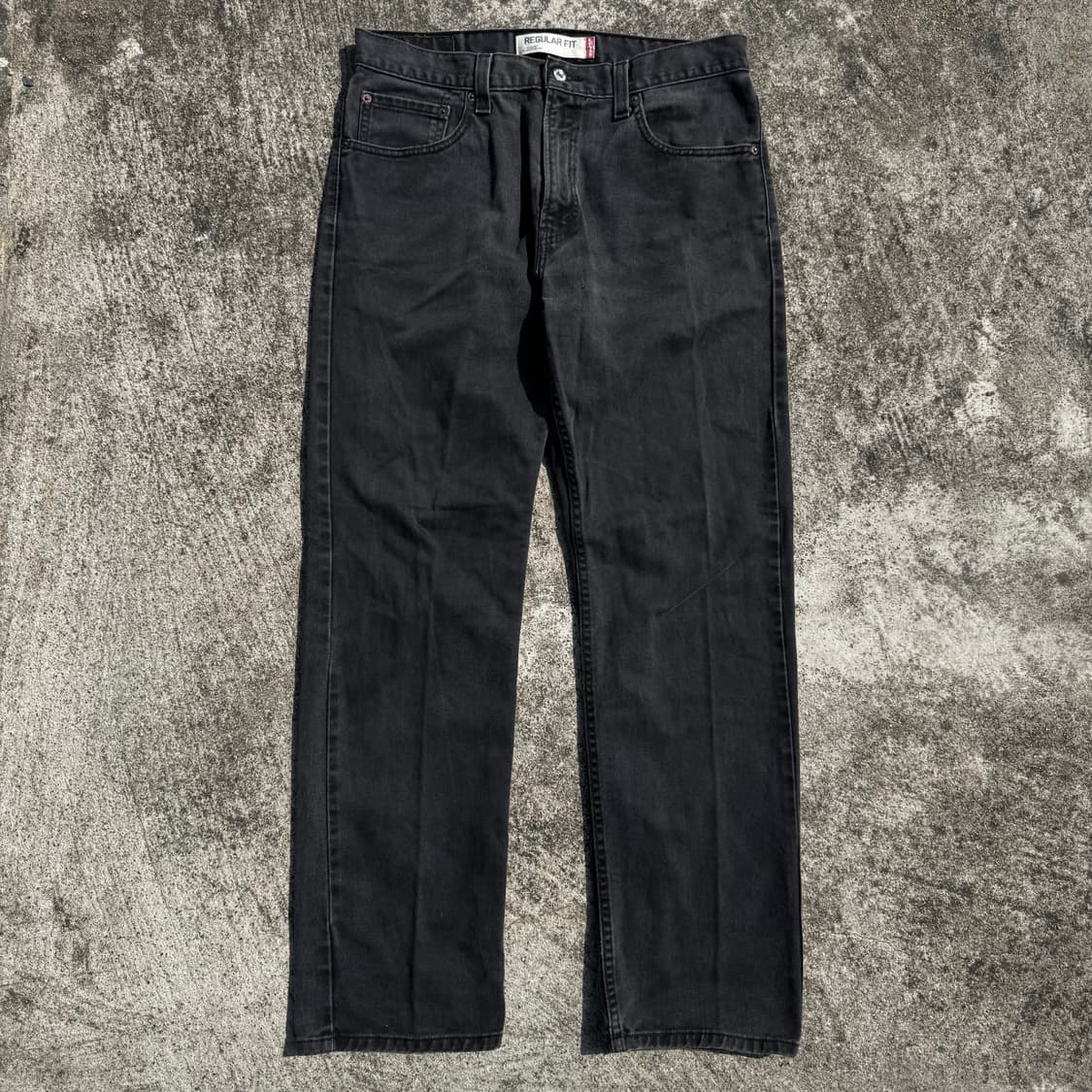 [34] 리바이스 505 블랙 데님 팬츠 상품이미지1