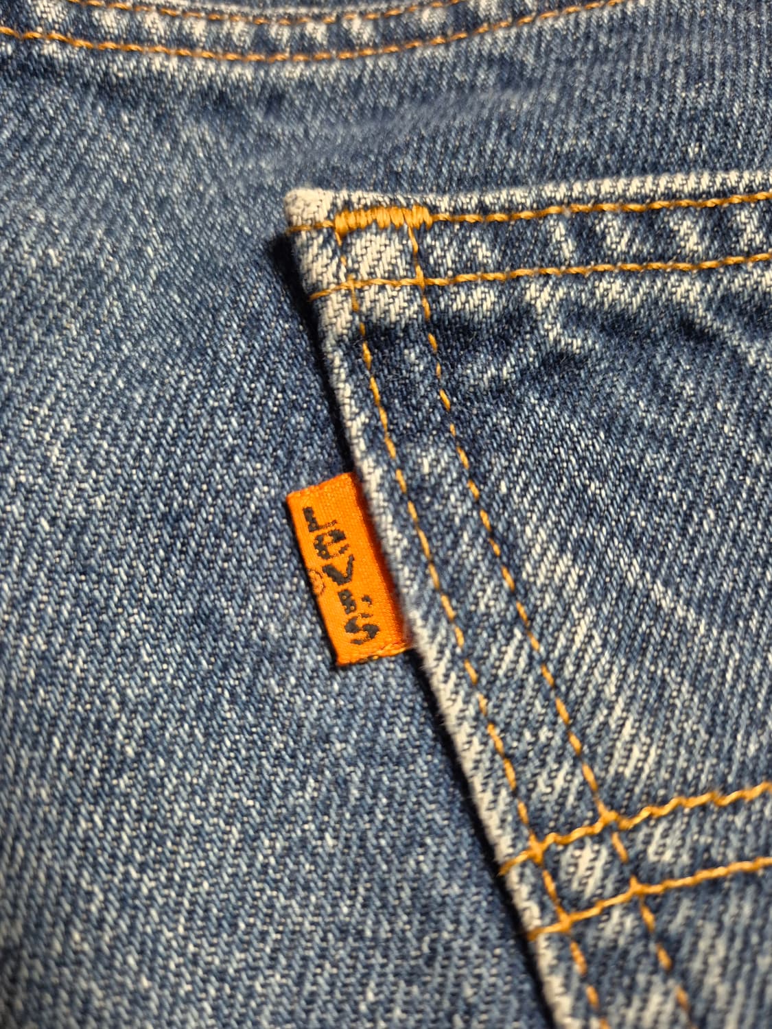 1997 Levi's 505-0215 오렌지 택 (36X32) 상품이미지8