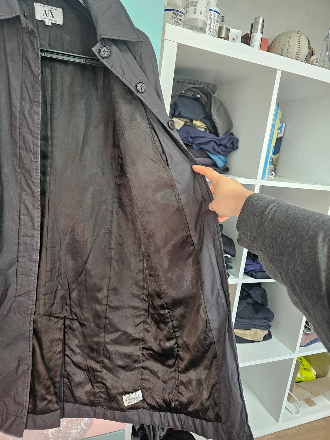 전국 유일 매물 빈티지 아르마니 Armani Exchange 블랙 차콜  상품이미지5