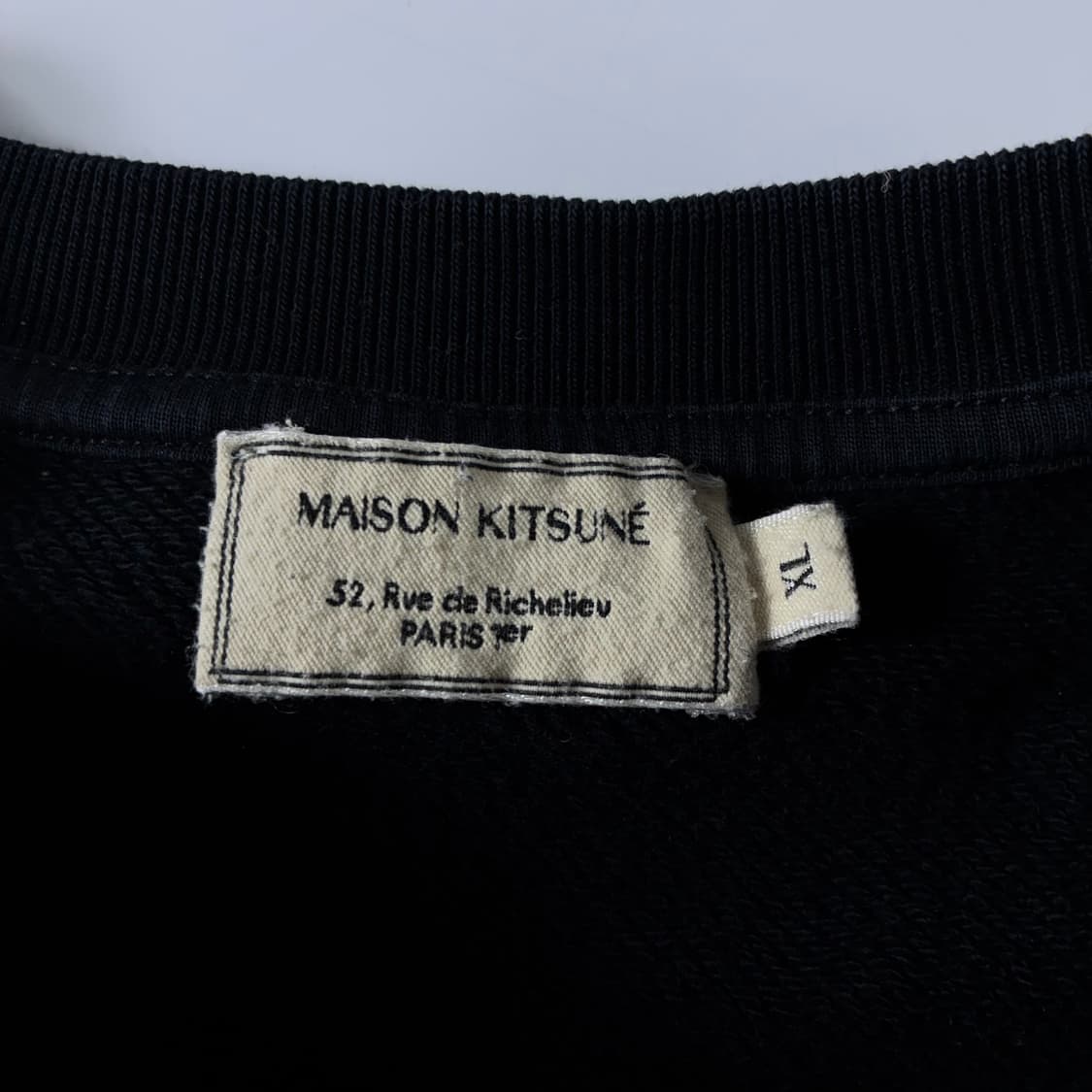 Masion Kitsune 메종키츠네 트리플 폭스 맨투맨 상품이미지3