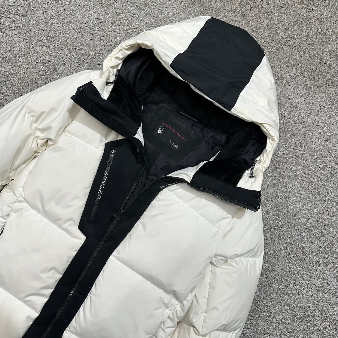 [90-95] 스파이더 덕다운후드패딩 상품이미지1