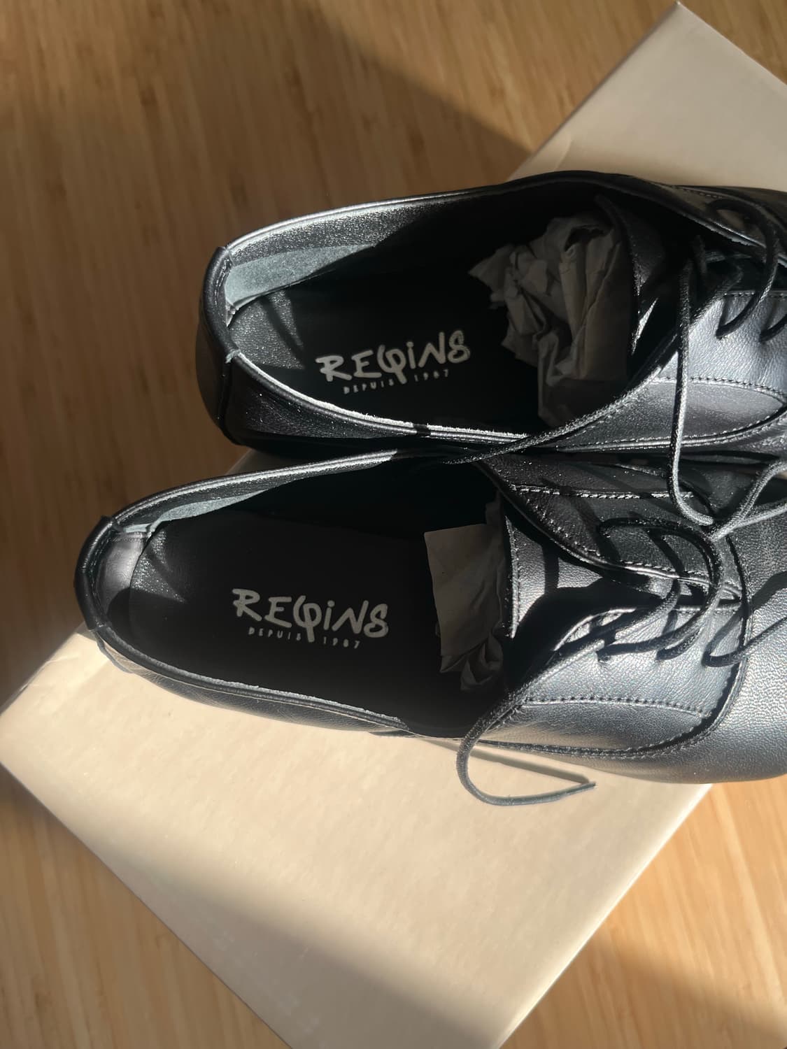 (새상품)REQINS 흐꺙 hydra cuir cc 플랫슈즈(220)  상품이미지2