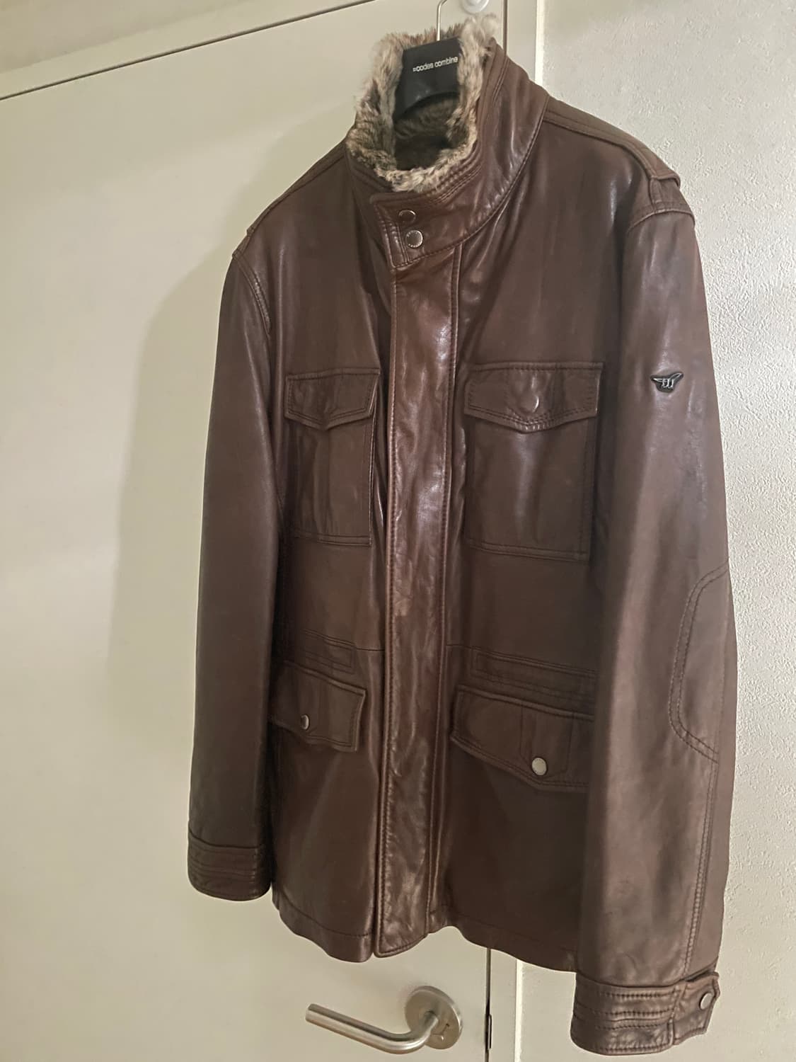 헨리코튼 레더(가죽)자켓 상품이미지1