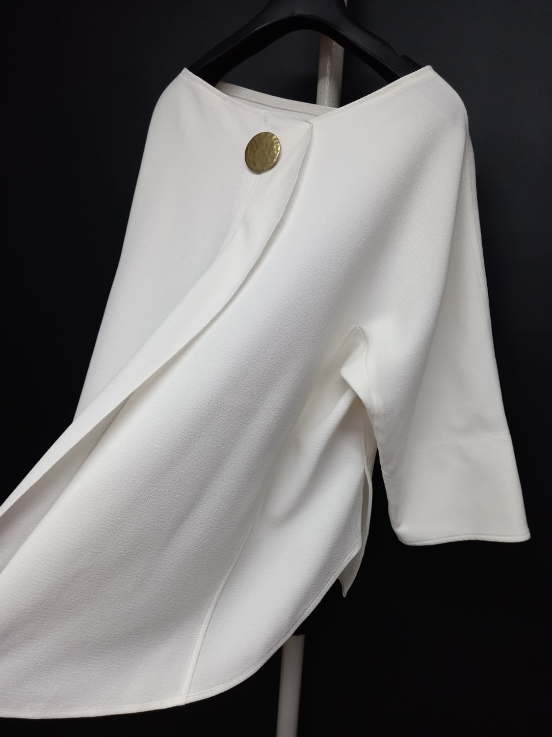 마인 MINE 춘하추 7부 도톰쉬폰 블라우스 F 44-77 상품이미지6