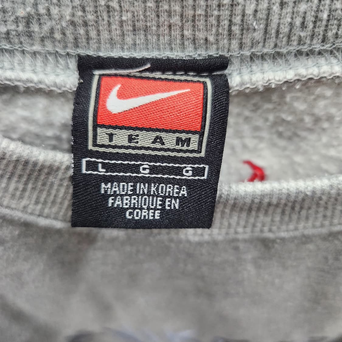 올드스쿨 나이키 스우시 빅로고 맨투맨 L 상품이미지4