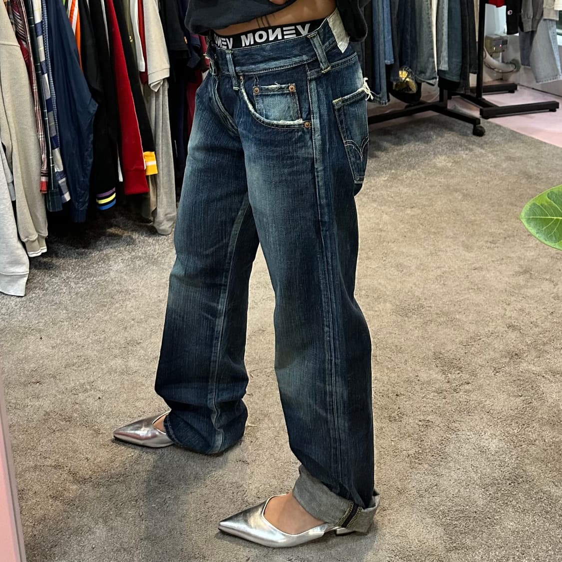 에드윈503 레귤러 스트레이트 페이드 데님 팬츠(30) 상품이미지3