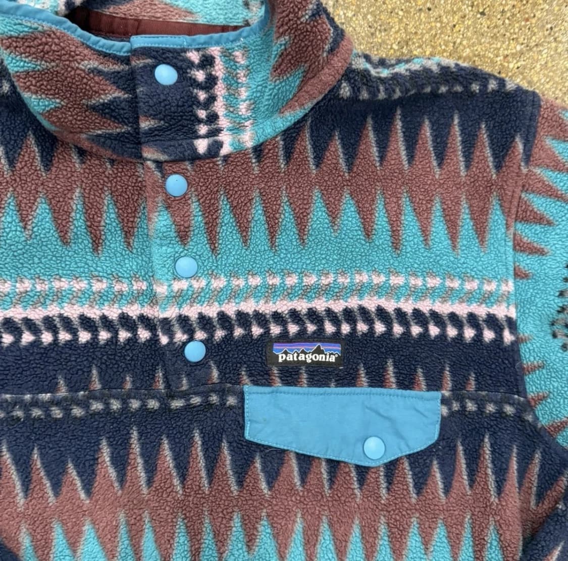 10s 파타고니아 신칠라 스냅-T 아즈텍 패턴 상품이미지2