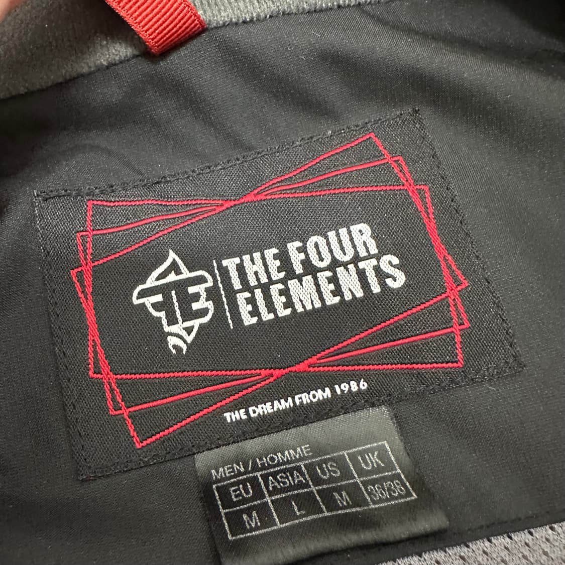 포엘리먼츠 바람막이 자켓 블랙 M 상품이미지7