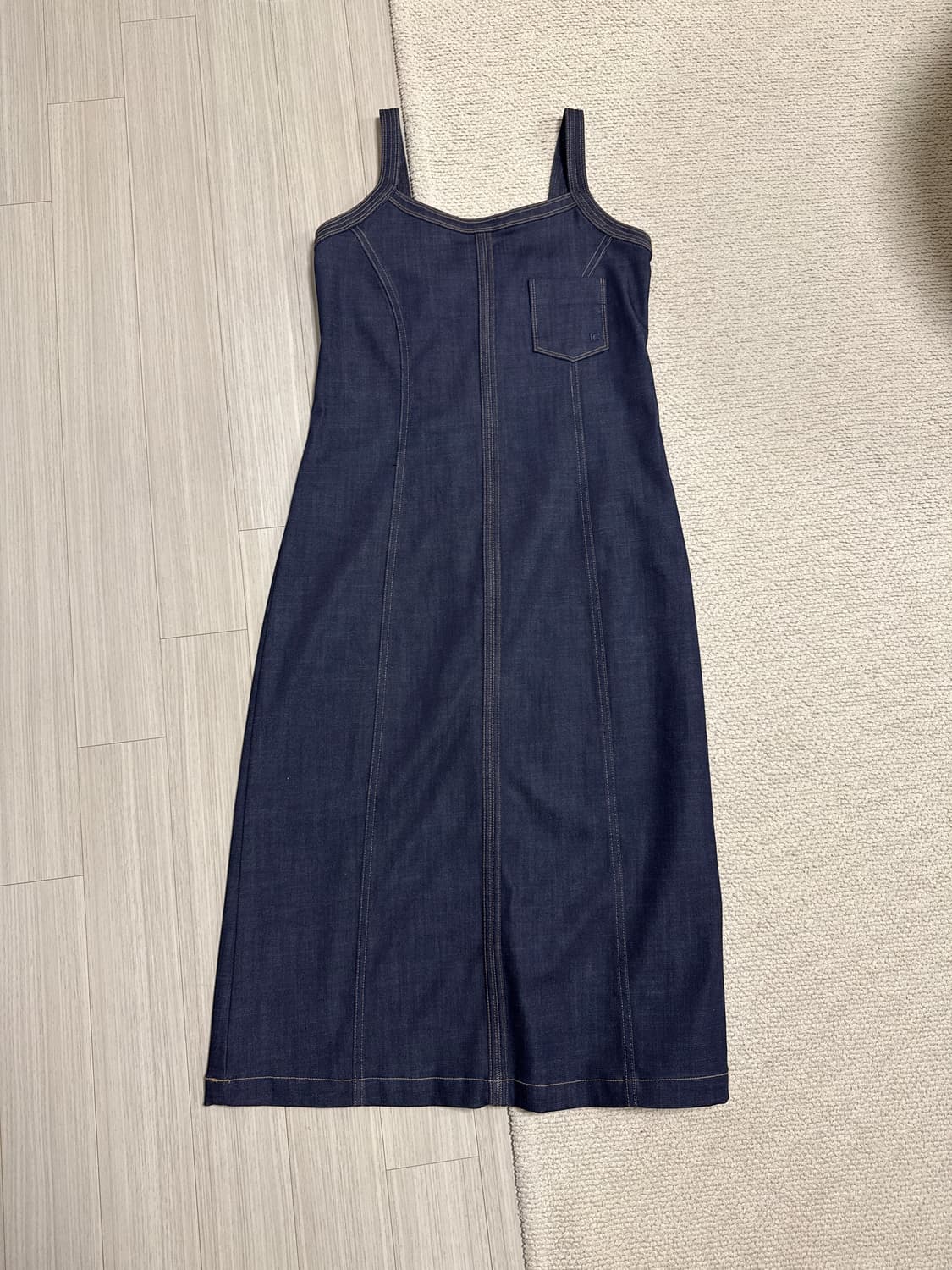 Low Classsic Slim Fit Denim Dress 상품이미지4
