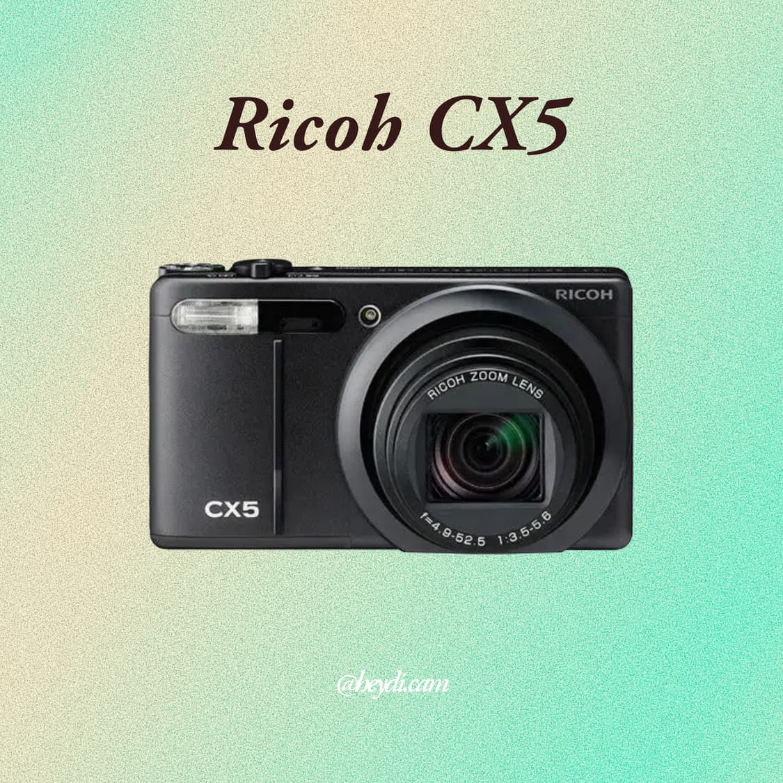 (장원영!) 리코 cx5(ricoh CX5) 블랙 상품이미지1