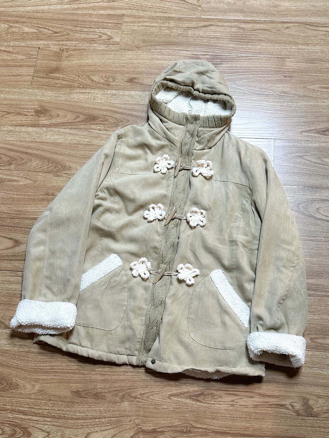 빈티지 떡볶이 더플 코트 히메갸루 로걀 라떼 모리걸 리즈리사깔 히메카지 상품이미지2