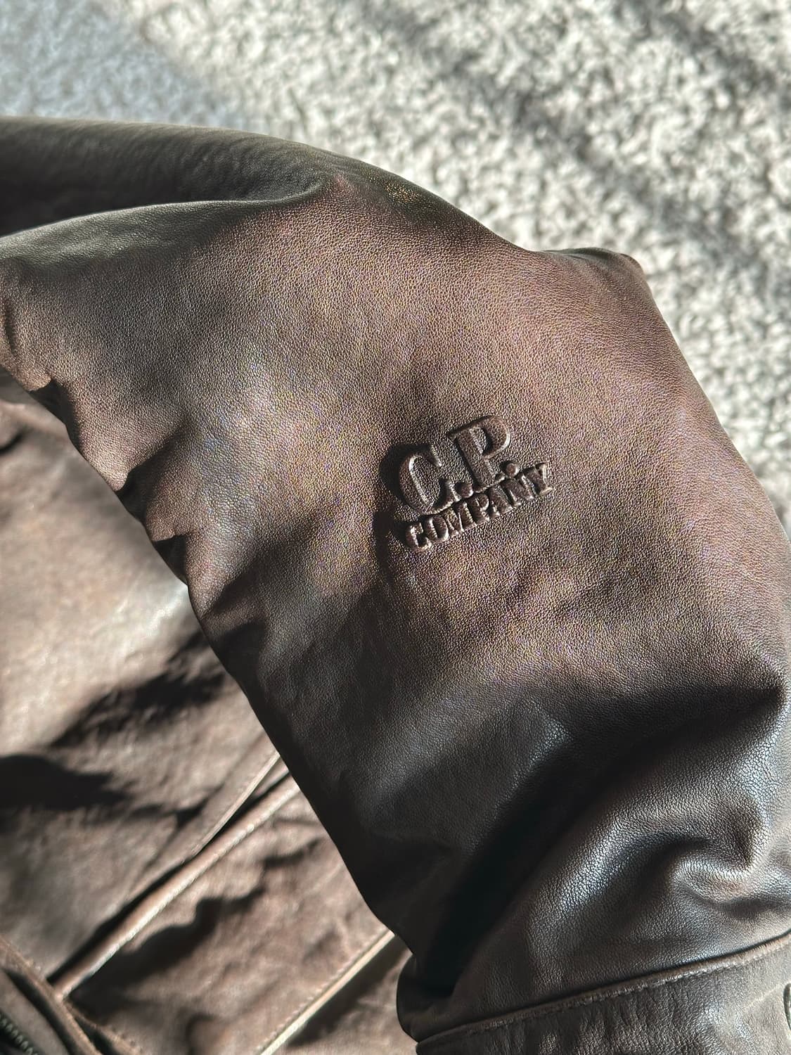 CP컴퍼니 고글 가죽 자켓 상품이미지3