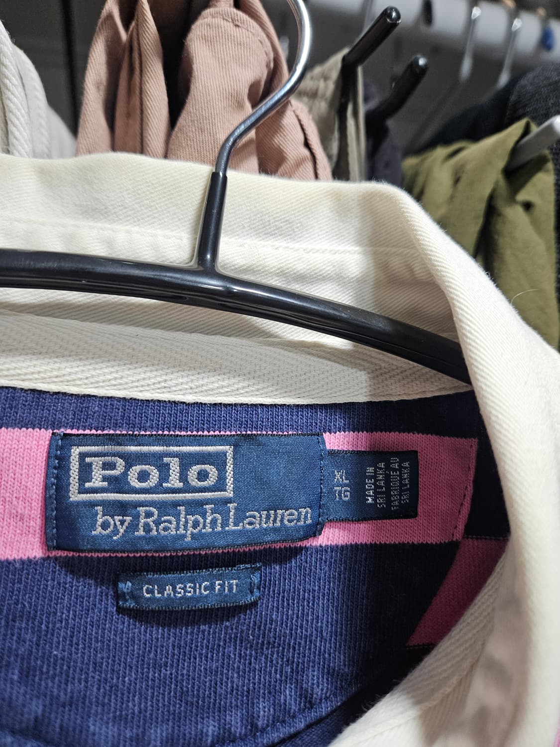 폴로랄프로렌 스트라이프 럭비티(김원중 착용)XL 상품이미지4