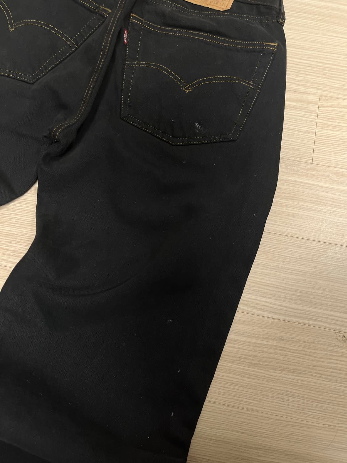 리바이스 501 블랙진 흑청 상품이미지8