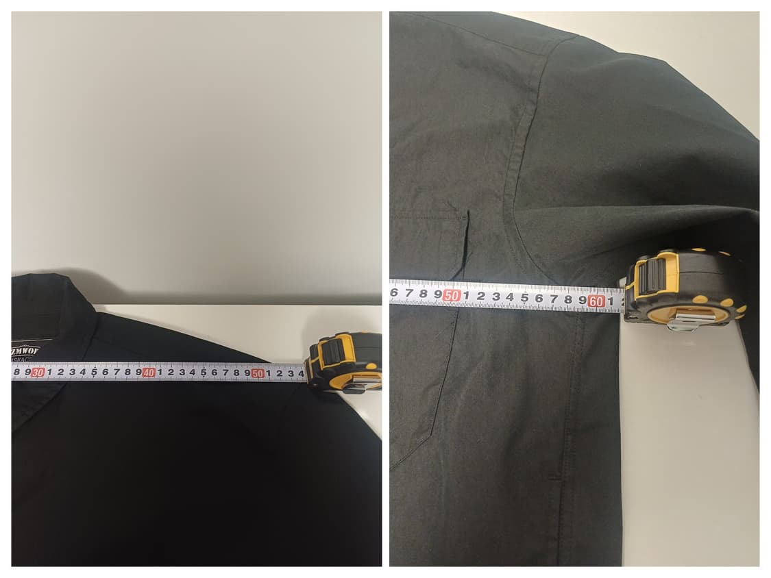 [M] 프리즘웍스 FULL ZIP SHIRT JACKET (블랙/A급) 상품이미지9