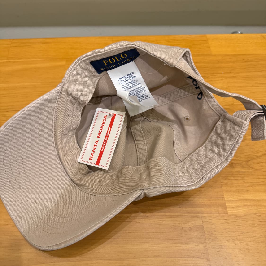 폴로 랄프로렌 베이지 포니로고 볼캡 U1008 상품이미지4