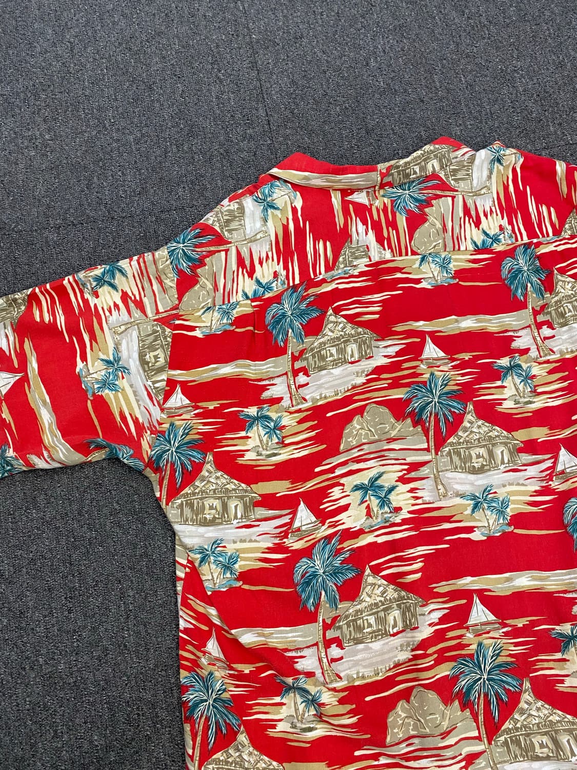 빈티지 하와이안 반팔 셔츠 상품이미지5