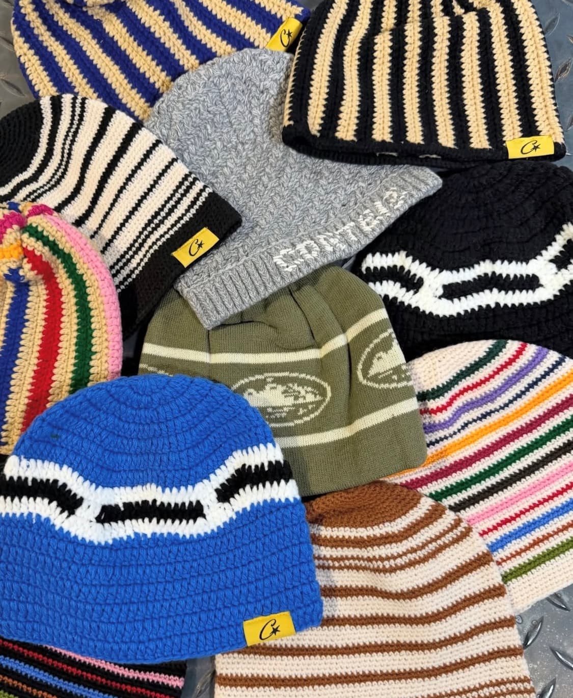 코르테이즈 corteiz puff 후드집업 셋업 버건디 상품이미지4